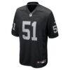 Malcolm Koonce Las Vegas Raiders Nike Game Jersey - Black - Side View