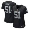 Malcolm Koonce Las Vegas Raiders Nike Women's Game Jersey - Black - Front View