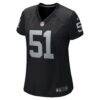 Malcolm Koonce Las Vegas Raiders Nike Women's Game Jersey - Black - Side View