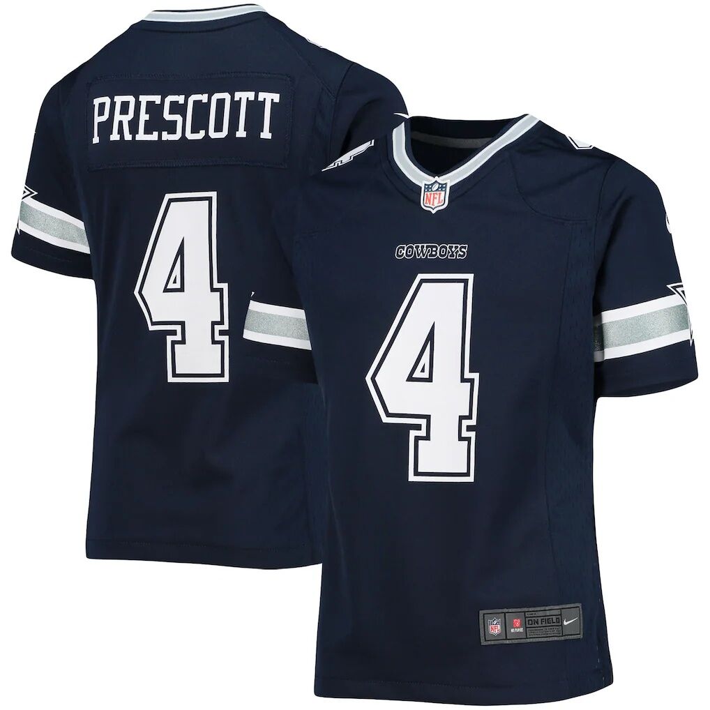 Dak Prescott Dallas Cowboys Nike Girls Youth Team Game Jersey