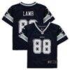 CeeDee Lamb Dallas Cowboys Nike Toddler Player Game Jersey - Navy - Front View