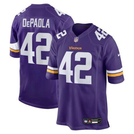 Andrew DePaola Minnesota Vikings Nike Game Jersey - Purple - Front View