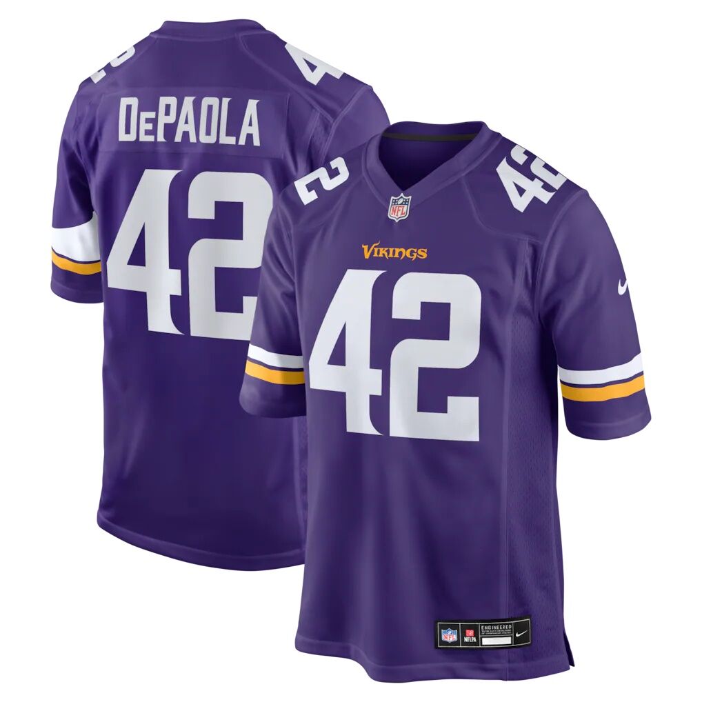Andrew DePaola Minnesota Vikings Nike Game Jersey