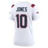 Mac Jones New England Patriots Nike Women's Game Jersey - White - Detail View