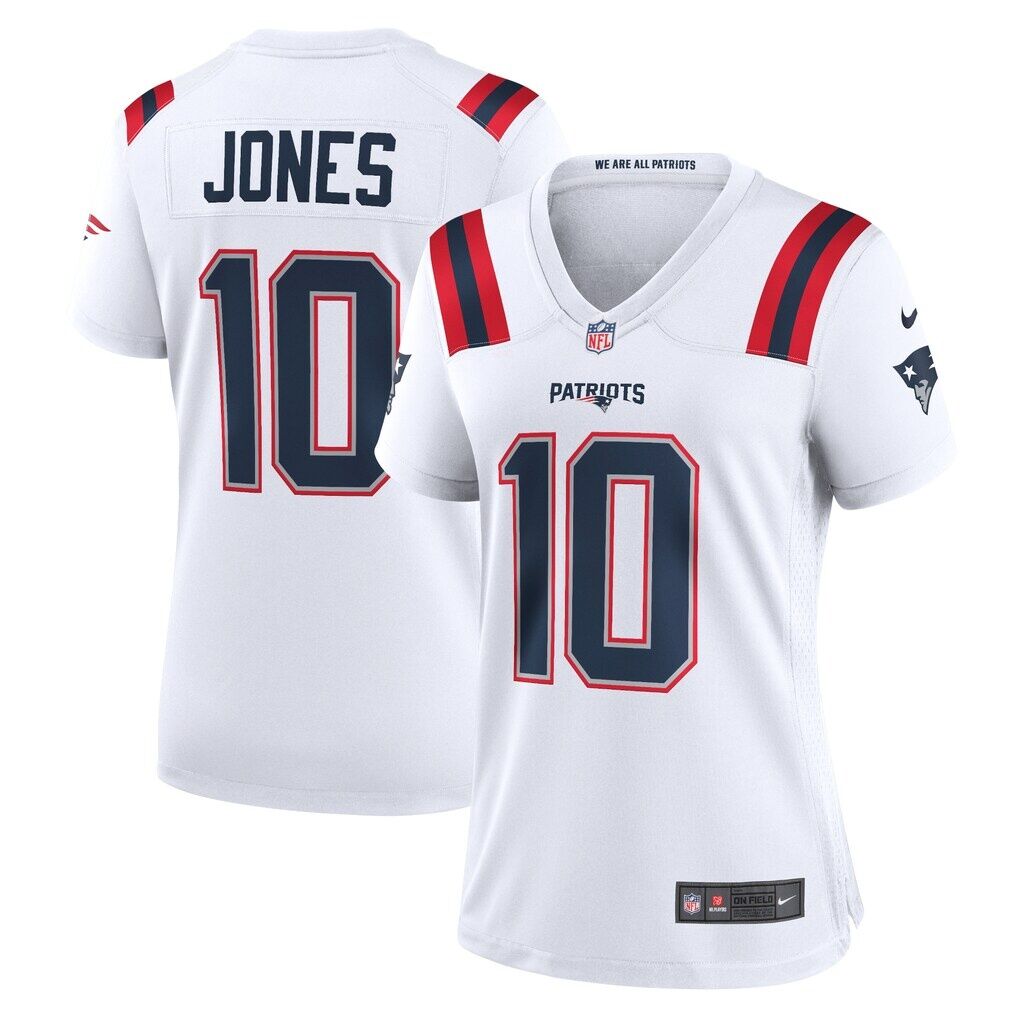 Mac Jones New England Patriots Nike Women's Game Jersey