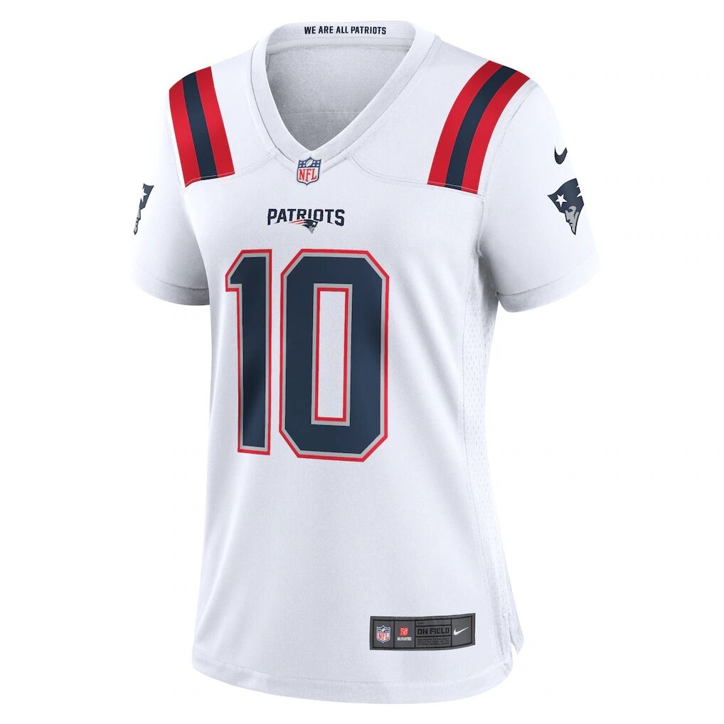 Mac Jones New England Patriots Nike Women's Game Jersey
