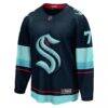Jordan Eberle Seattle Kraken Fashion7 Home Breakaway Player Jersey - Navy - Side View