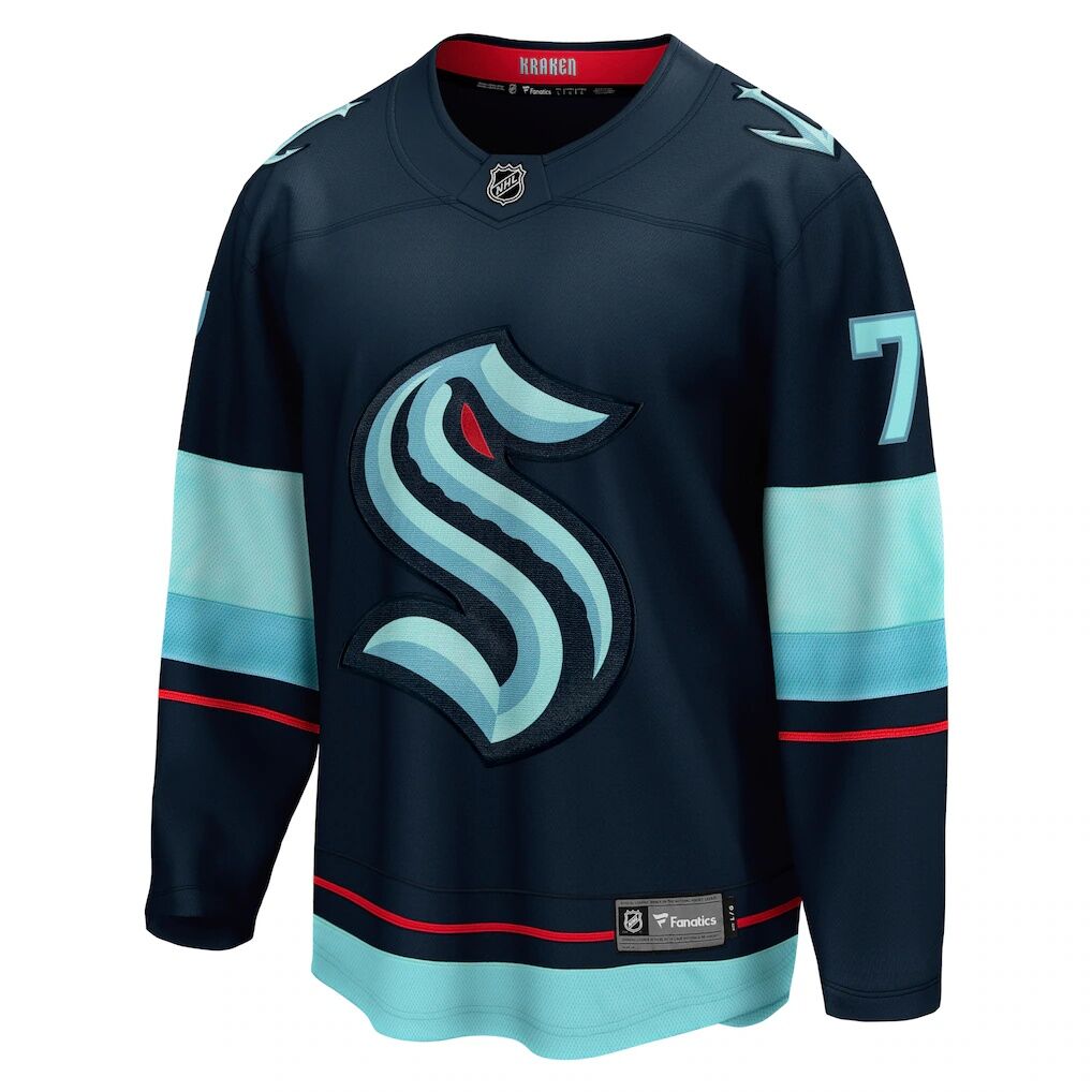 Jordan Eberle Seattle Kraken Fashion7 Home Breakaway Player Jersey