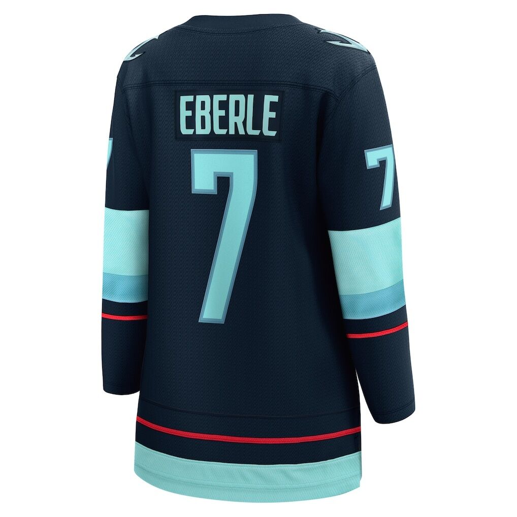 Jordan Eberle Seattle Kraken Fashion7 Women's Home Breakaway Player Jersey