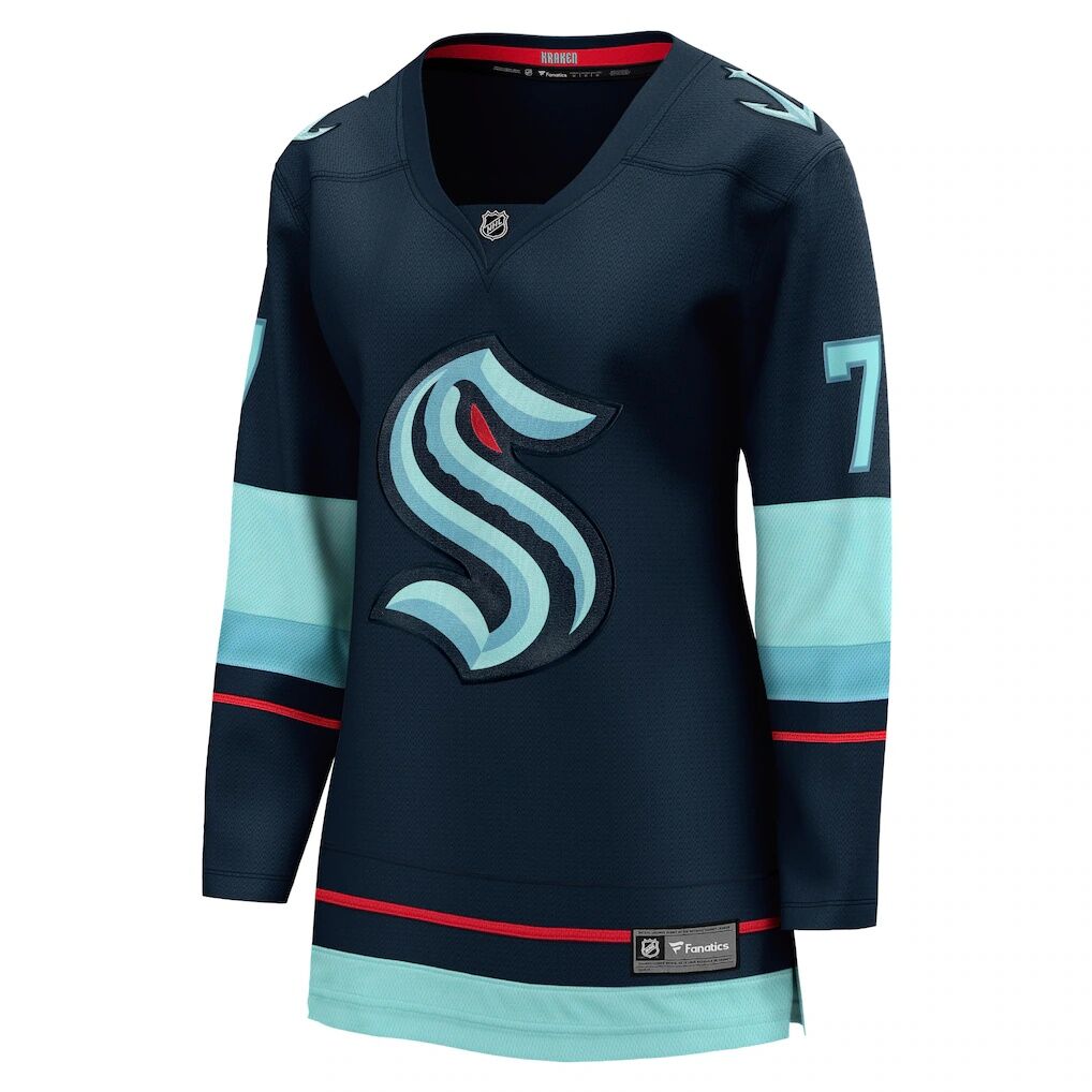 Jordan Eberle Seattle Kraken Fashion7 Women's Home Breakaway Player Jersey