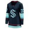 Yanni Gourde Seattle Kraken Fashion7 Women's Home Breakaway Player Jersey - Navy - Side View
