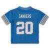 Barry Sanders Detroit Lions Mitchell & Ness Infant 1996 Retired Legacy Jersey - Blue - Detail View
