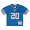 Barry Sanders Detroit Lions Mitchell & Ness Infant 1996 Retired Legacy Jersey - Blue - Side View