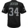 Bo Jackson Las Vegas Raiders Mitchell & Ness Infant 1988 Retired Legacy Jersey - Black - Detail View