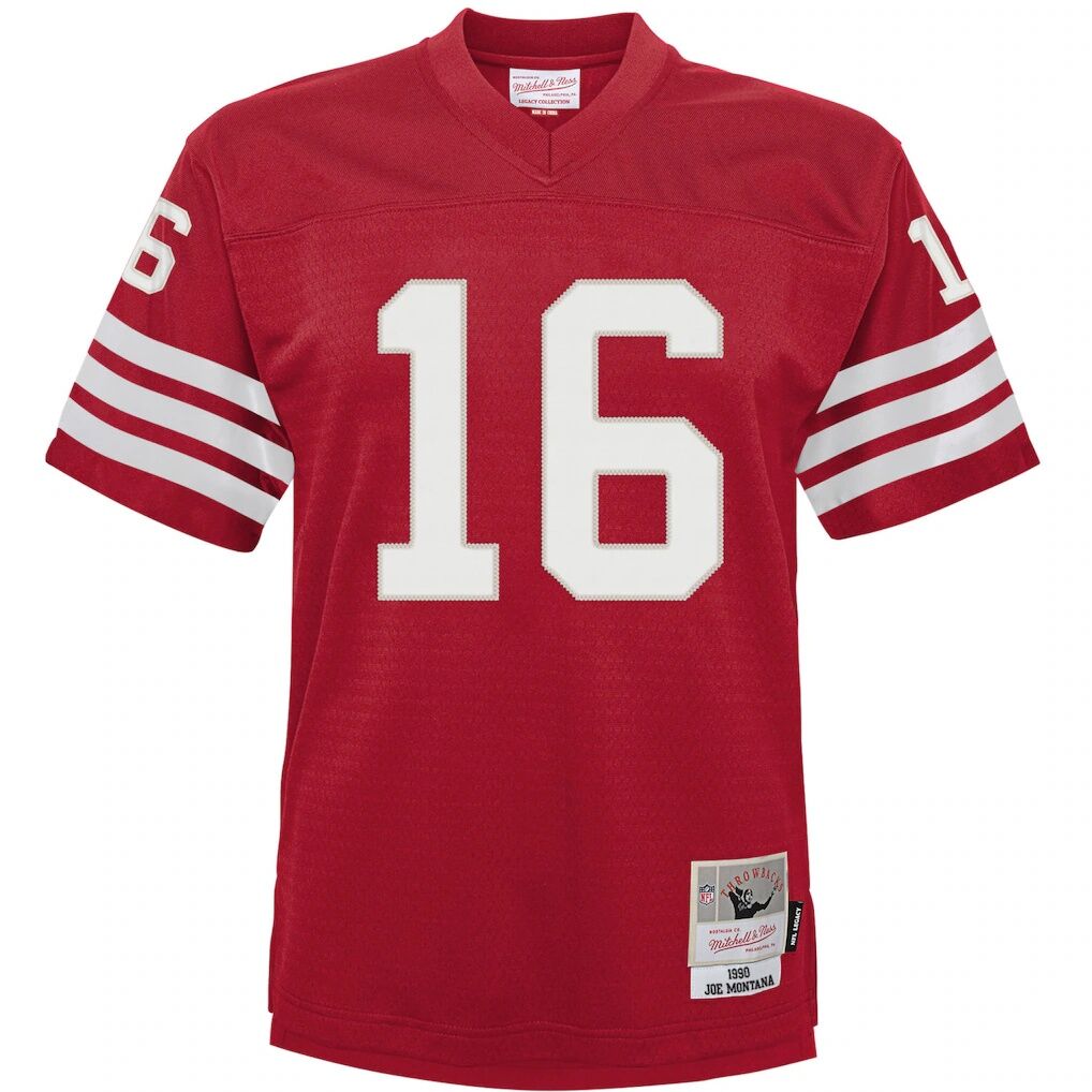 Joe Montana San Francisco 49ers Mitchell & Ness Infant 1990 Retired Legacy Jersey - Scarlet