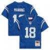 Peyton Manning Indianapolis Colts Mitchell & Ness Toddler 1998 Retired Legacy Jersey - - Front View