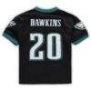 Brian Dawkins Philadelphia Eagles Mitchell & Ness Toddler 2004 Retired Legacy Jersey - Black - Detail View