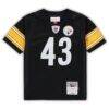 Troy Polamalu Pittsburgh Steelers Mitchell & Ness Toddler 2005 Retired Legacy Jersey - Black - Side View