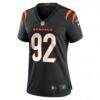 B.J. Hill Cincinnati Bengals Nike Women's Game Jersey - Black - Side View