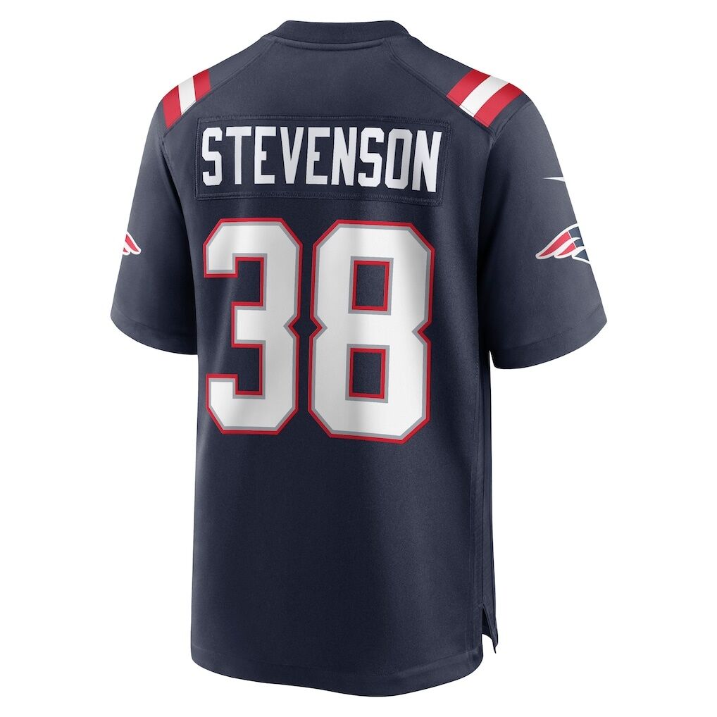 Rhamondre Stevenson New England Patriots Nike Game Jersey
