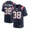 Rhamondre Stevenson New England Patriots Nike Game Jersey - Navy - Front View