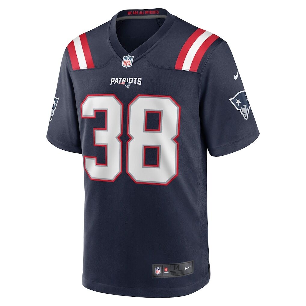 Rhamondre Stevenson New England Patriots Nike Game Jersey