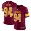 Da'Ron Payne Washington Commanders Nike Vapor Limited Jersey - - Front View