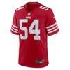 Fred Warner San Francisco 49ers Nike Team Game Player Jersey - Scarlet - Side View