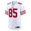 George Kittle San Francisco 49ers Nike Team Game Jersey - White - Side View