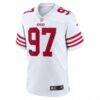 Nick Bosa San Francisco 49ers Nike Team Game Jersey - White - Side View