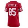 George Kittle San Francisco 49ers Nike Women's Team Game Player Jersey - - Detail View