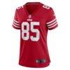 George Kittle San Francisco 49ers Nike Women's Team Game Player Jersey - - Side View