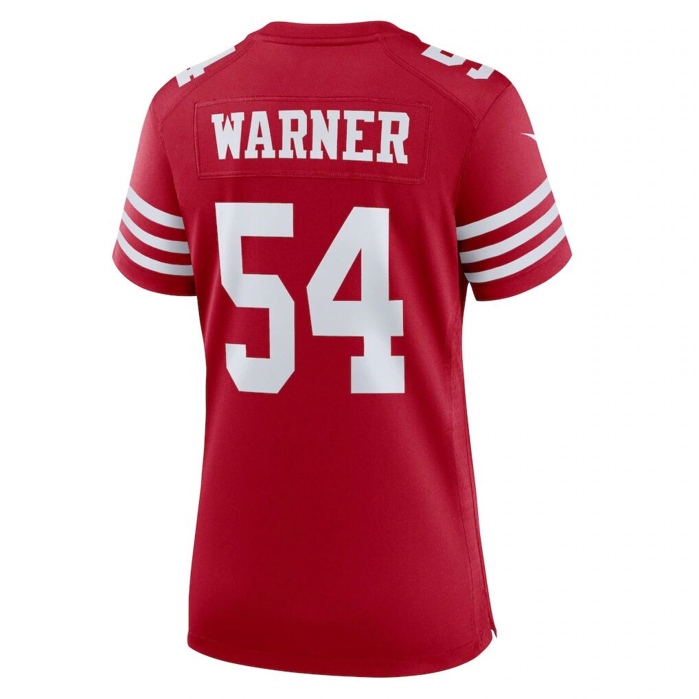 Fred Warner San Francisco 49ers Nike Women's Game Player Jersey - Scarlet