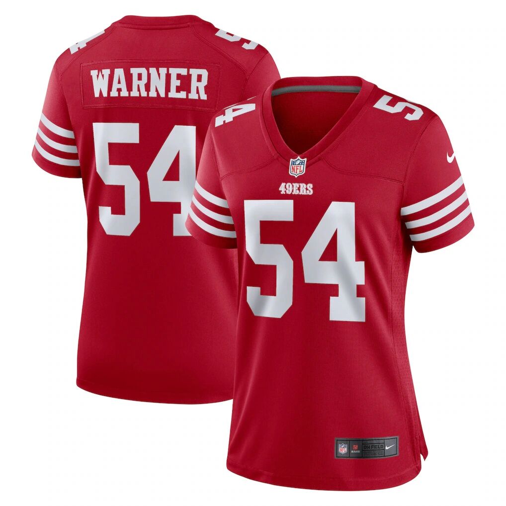 Fred Warner San Francisco 49ers Nike Women's Game Player Jersey - Scarlet