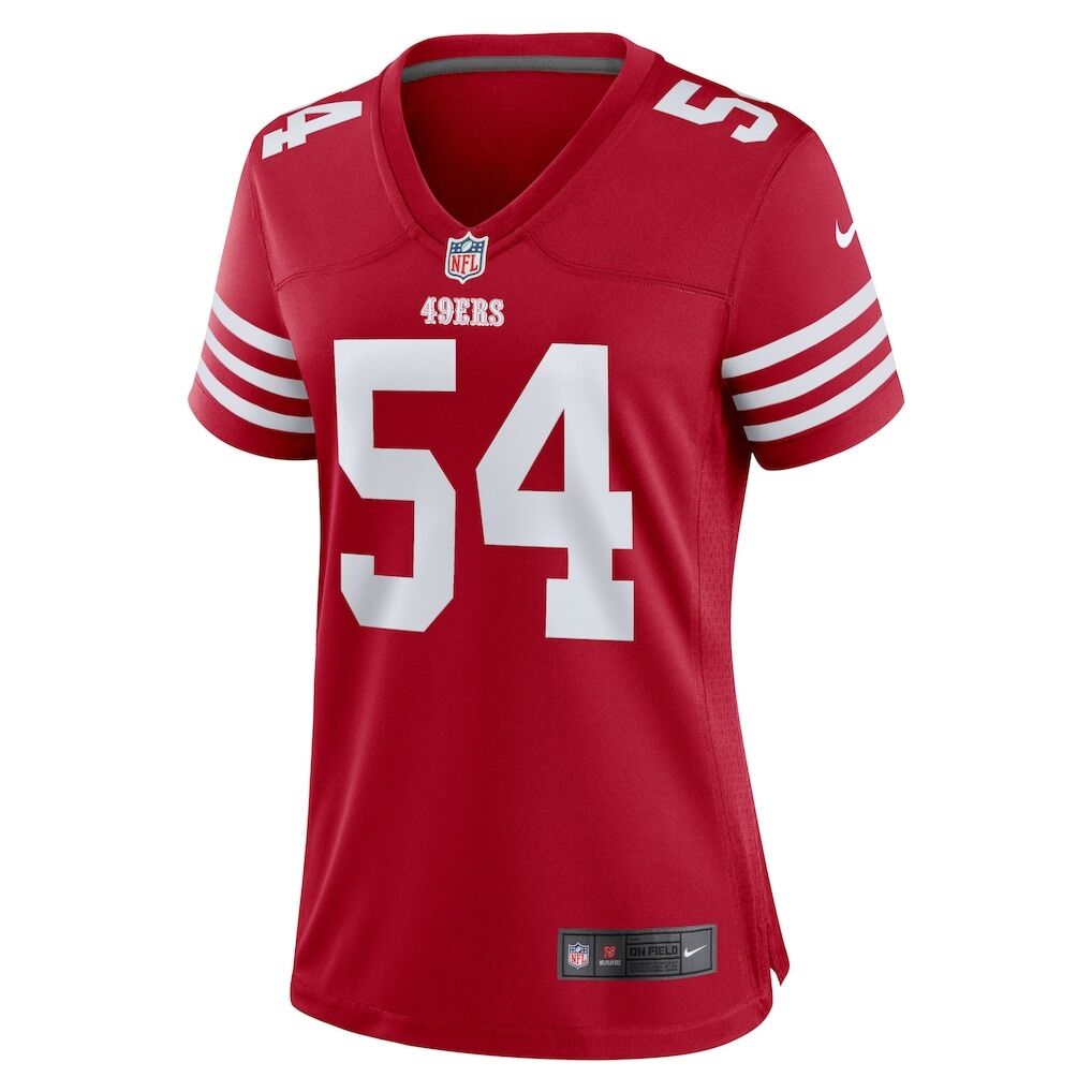 Fred Warner San Francisco 49ers Nike Women's Game Player Jersey - Scarlet