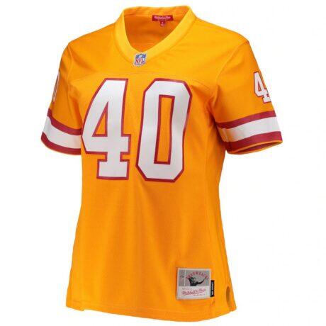 Mike Alstott Tampa Bay Buccaneers Mitchell & Ness Women's Legacy Replica Player Jersey - Orange - Front View