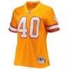 Mike Alstott Tampa Bay Buccaneers Mitchell & Ness Women's Legacy Replica Player Jersey - Orange - Side View