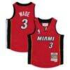 Dwyane Wade Miami Heat Mitchell & Ness Infant 2005/06 Hardwood Classics Player Jersey - Red - Front View