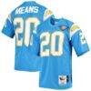Natrone Means Los Angeles Chargers 1994 Mitchell & Ness Authentic Throwback Retired Player Jersey - - Front View