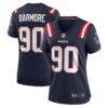 Christian Barmore New England Patriots Nike Women's Game Jersey - Navy - Front View
