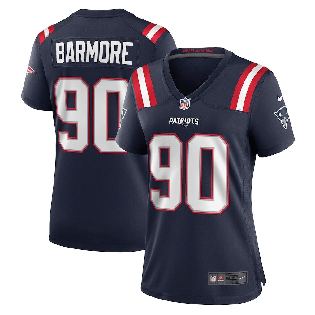 Christian Barmore New England Patriots Nike Women's Game Jersey