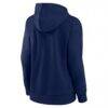 Seattle Seahawks Fashion7 Women's Iconic Cotton Fleece Checklist Pullover Hoodie - - Detail View