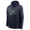 Seattle Seahawks Nike City Code Club Fleece Pullover Hoodie - - Side View