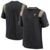 New Orleans Saints Nike Sideline Tonal Logo Performance Player T-Shirt - Black - Front View