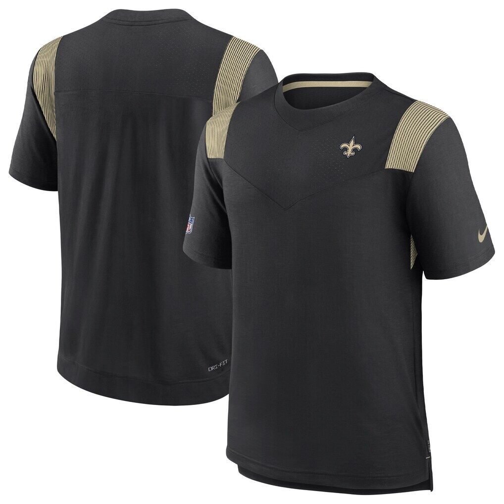 New Orleans Saints Nike Sideline Tonal Logo Performance Player T-Shirt
