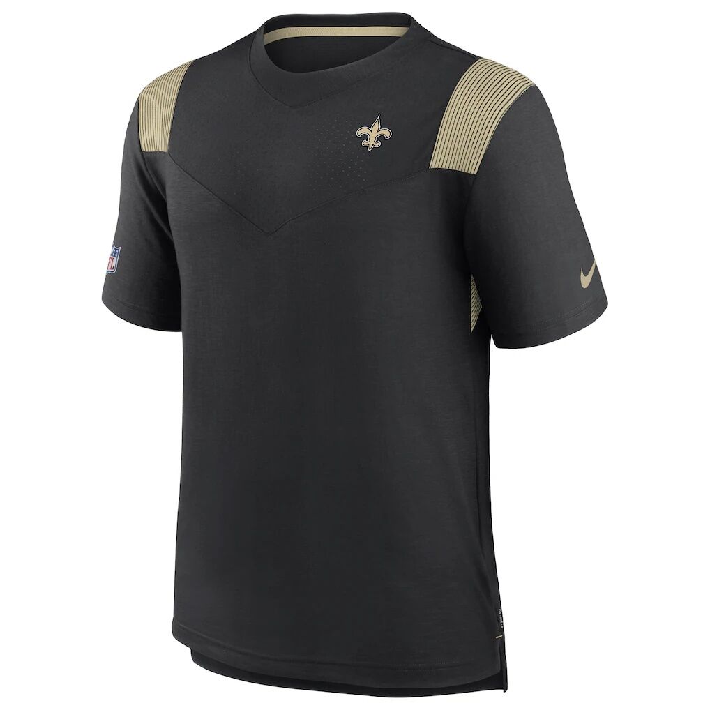 New Orleans Saints Nike Sideline Tonal Logo Performance Player T-Shirt