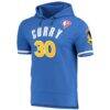 Stephen Curry Golden State Warriors Pro Standard Name & Number Short Sleeve Pullover Hoodie - - Side View