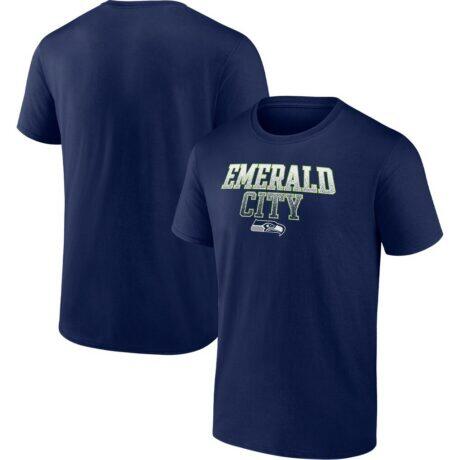 Seattle Seahawks Fashion7 Heavy Hitter T-Shirt - College Navy