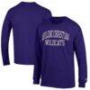 Abilene Christian University Wildcats Champion Jersey Long Sleeve T-Shirt - Purple - Front View
