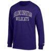 Abilene Christian University Wildcats Champion Jersey Long Sleeve T-Shirt - Purple - Side View